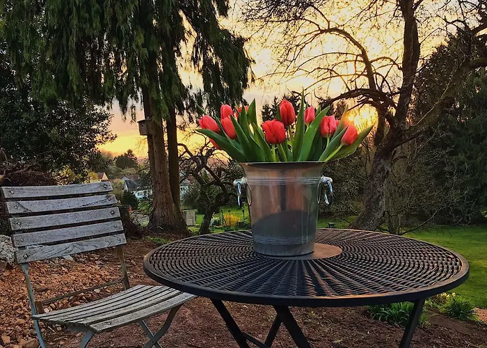 Haagalm Terrasse, Garten